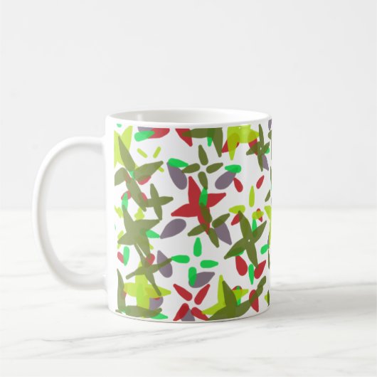 Weihnachtsfarben Kaffeetasse (Links)