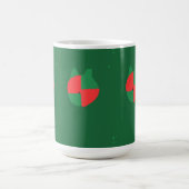 Weihnachtsfarben Kaffeetasse (Mittel)