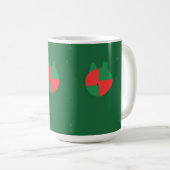 Weihnachtsfarben Kaffeetasse (VorderseiteRechts)