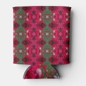 Weihnachtsfarben Kaleidoskop Dosenkühler (Vorderseite)