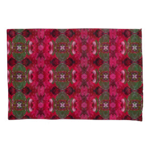 Weihnachtsfarben Kaleidoskop Kissenbezug