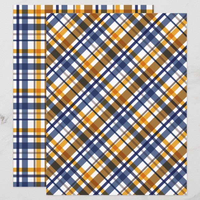 Weihnachtsfarben Kariert (Vorne/Hinten)