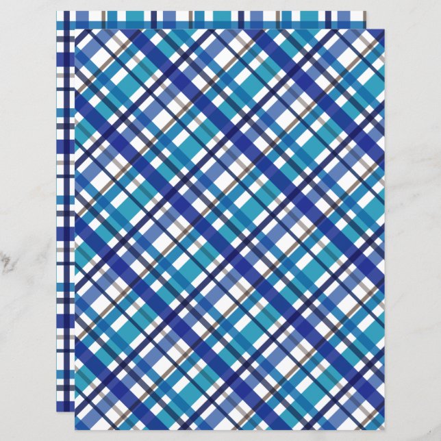 Weihnachtsfarben Kariert (Vorne/Hinten)