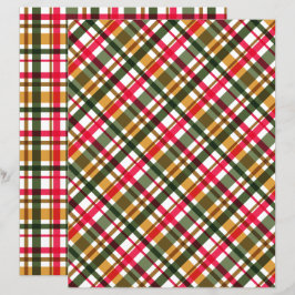 Weihnachtsfarben Kariert