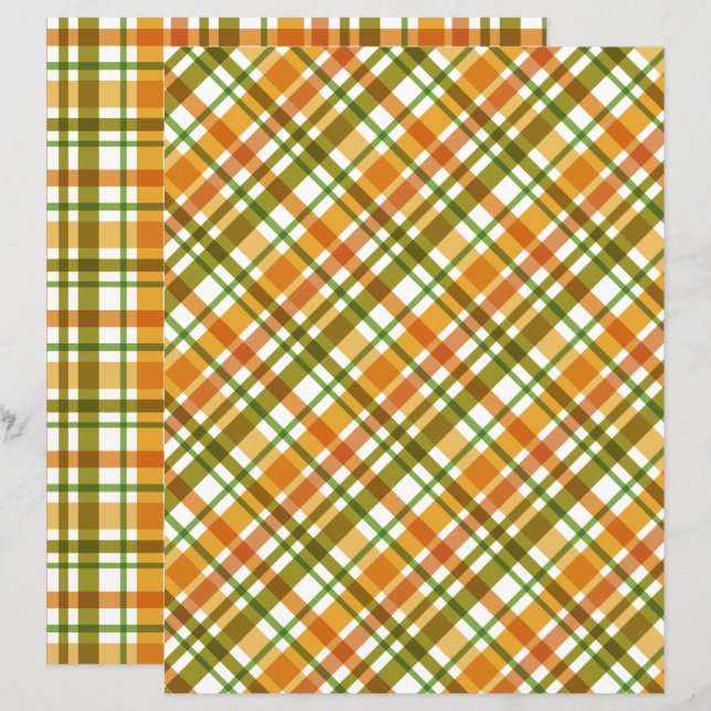 Weihnachtsfarben Kariert (Vorne/Hinten)