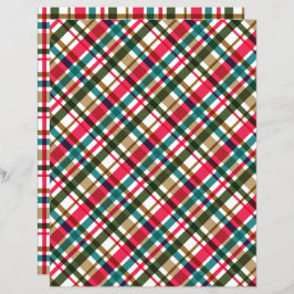 Weihnachtsfarben Kariert