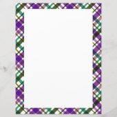 Weihnachtsfarben Kariert Blank (Vorderseite)