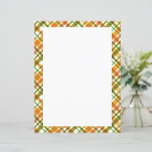 Weihnachtsfarben Kariert Blank (Stehend Vorderseite)