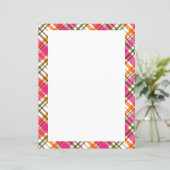 Weihnachtsfarben Kariert Blank (Stehend Vorderseite)