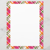 Weihnachtsfarben Kariert Blank (Vorderseite)