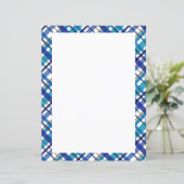 Weihnachtsfarben Kariert Blank (Stehend Vorderseite)