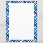 Weihnachtsfarben Kariert Blank (Vorderseite)