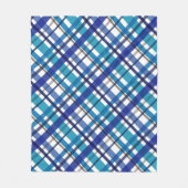 Weihnachtsfarben Kariert Fleecedecke (Vorderseite)