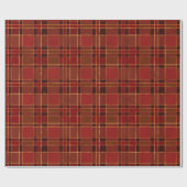 Weihnachtsfarben Kariert Geschenkpapier (Flach)