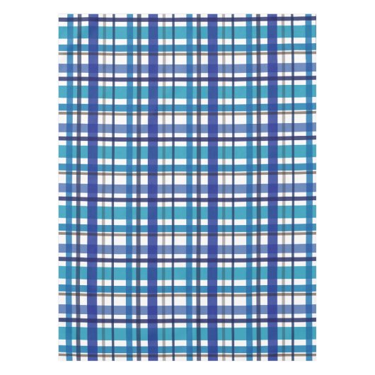 Weihnachtsfarben Kariert Tischdecke (Vorderseite)