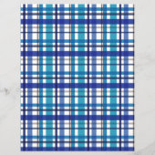 Weihnachtsfarben Karierte Linien (Rückseite)