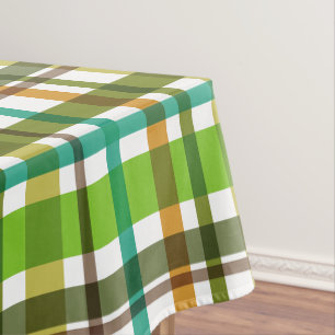 Weihnachtsfarben Karo Tischdecke