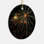 Weihnachtsfarben Keramik Ornament (Rechts)