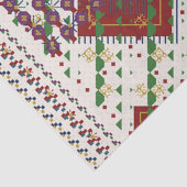 Weihnachtsfarben  seidenpapier (Ausschnitt)