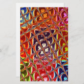 Weihnachtsfarben Snow Santa HoHoho Pop Ar Briefpapier (Vorne/Hinten)