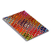 Weihnachtsfarben Snow Santa HoHoho Pop Ar Notizblock (Rechte Seite)