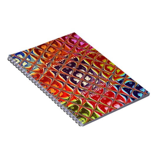 Weihnachtsfarben Snow Santa HoHoho Pop Ar Notizblock (Rechte Seite)