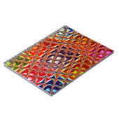 Weihnachtsfarben Snow Santa HoHoho Pop Ar Notizblock (Linke Seite)