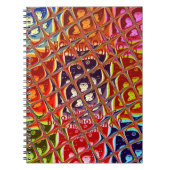 Weihnachtsfarben Snow Santa HoHoho Pop Ar Notizblock (Vorderseite)