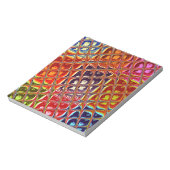 Weihnachtsfarben Snow Santa HoHoho Pop Ar Notizblock (Rotiert)