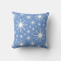 Weihnachtsfarben und Schneeflocken