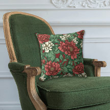 Weihnachtsfarben Vintag Floral Chintz