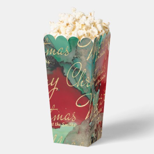 Weihnachtsfarben Vorfühchse Geschenkschachtel (Geplatzt)