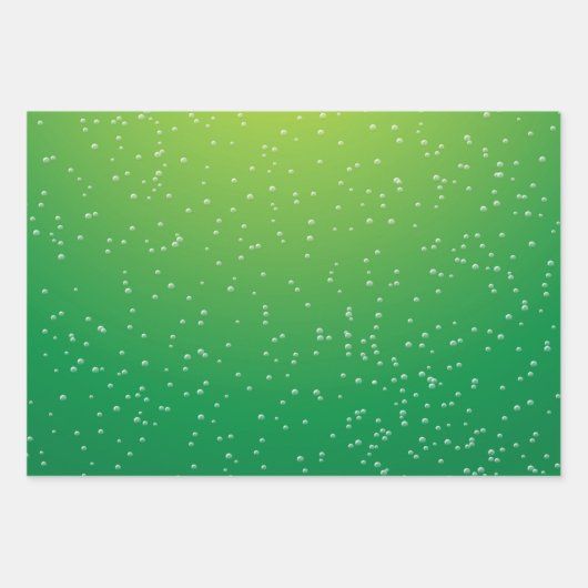 Weihnachtsfarbenblasen Geschenkpapier Set (Vorderseite 3)