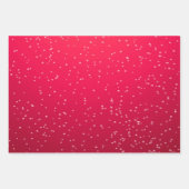 Weihnachtsfarbenblasen Geschenkpapier Set (Vorderseite)