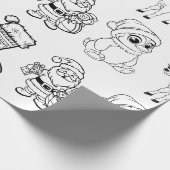 Weihnachtsfarbpapier Geschenkpapier (Ecke)