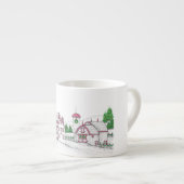 Weihnachtsfarm-Espressotasse Espressotasse (Vorderseite Rechts)