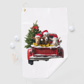 Weihnachtsfarm Golfhandtuch (Insitu)