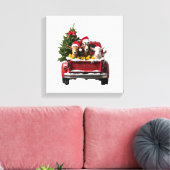 Weihnachtsfarm Leinwanddruck (Insitu (Wohnzimmer))