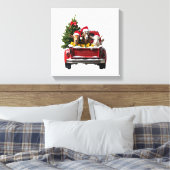 Weihnachtsfarm Leinwanddruck (Insitu (Schlafzimmer))