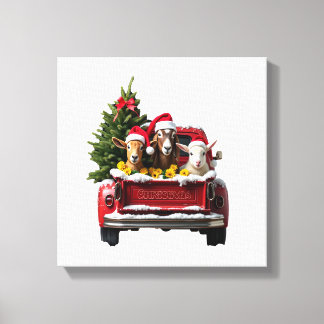 Weihnachtsfarm Leinwanddruck