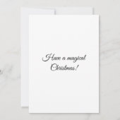 Weihnachtsfashion Illustration Card Einladung (Rückseite)