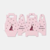 Weihnachtsfashion-Illustration mit Baum Geschenkschachtel (Ungefaltet)