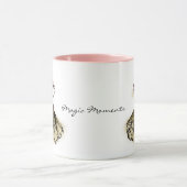 Weihnachtsfashion Illustration mit Paket Tasse (Zentrum)