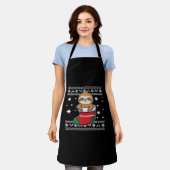 Weihnachtsfaultier Classic T-Shirt Schürze (Getragen)