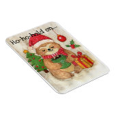 Weihnachtsfaultier mit heißer Schokolade Magnet (Rechte Seite)
