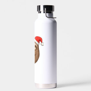 Weihnachtsfaultier umarmt Candy Cane Classic T-Shi Trinkflasche