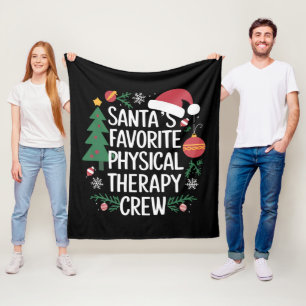 Weihnachtsfavoriten der Physiotherapie-Mannschaft  Fleecedecke