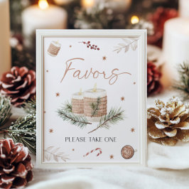 Weihnachtsfavoriten Tafelzeichen Poster