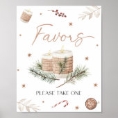 Weihnachtsfavoriten Tafelzeichen Poster (Vorne)