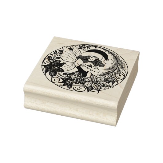 Weihnachtsfee Gummistempel (Stempel)